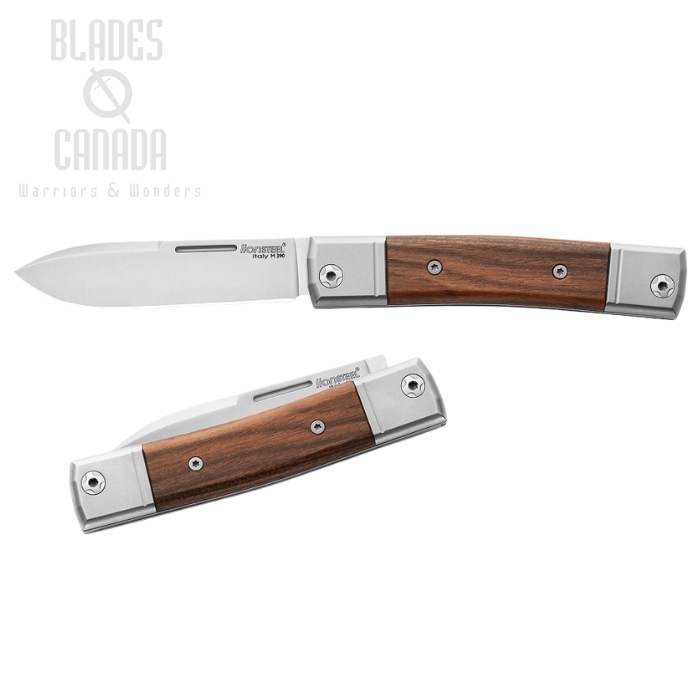 Lion Steel BM2 ST BestMAN Slipjoint Folding Knife, M390, Santos Wood, BM2ST